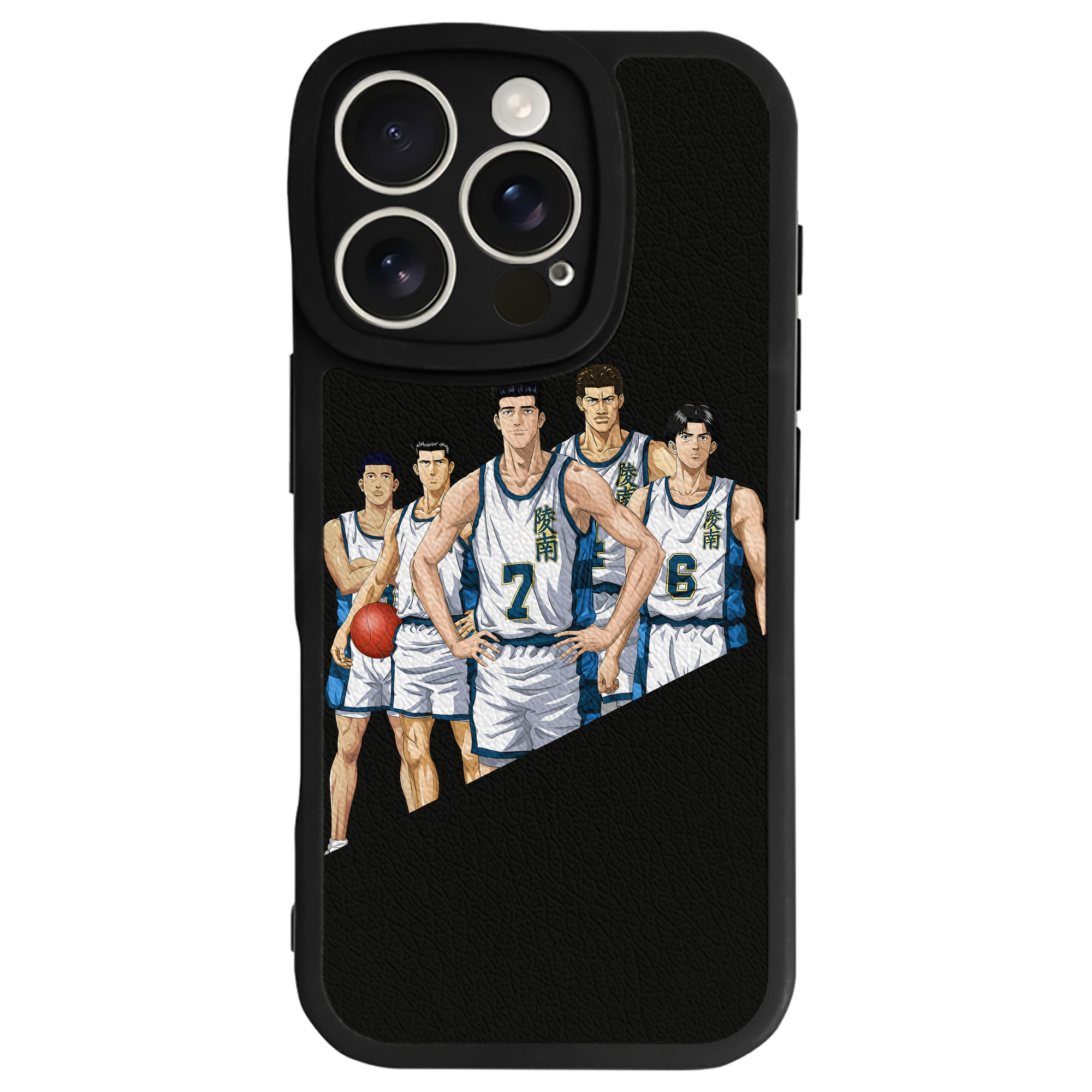 （画像用） SLAM DUNK／スラムダンク 【iPhone 16シリーズ対応】シリコンスマホケース（レザー調） 材質：シリコン